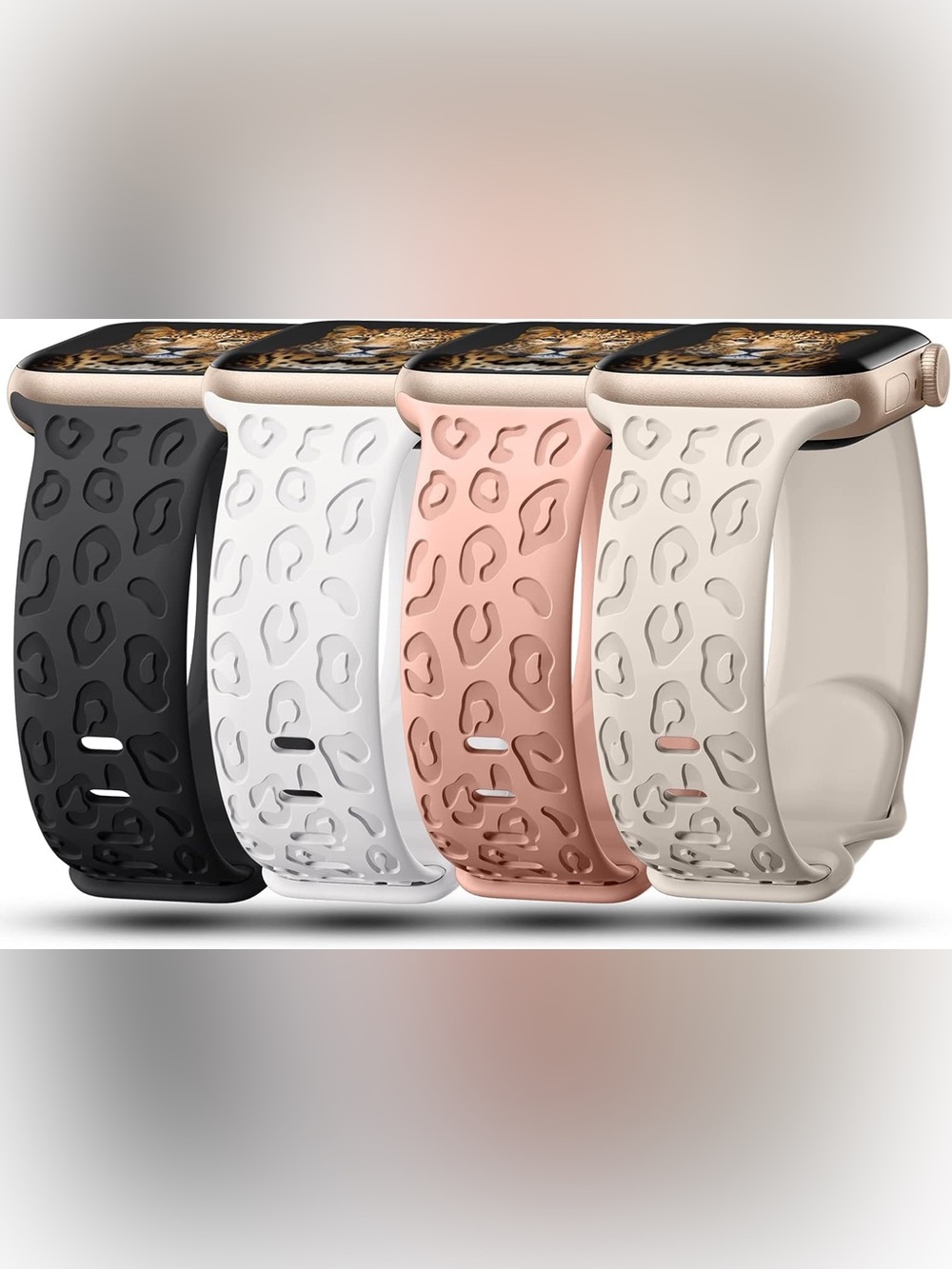 🩷⌚Apple Watch Band Bundle | 10 Bands | Silicone, Floral & Leopard | Mix & Match🩷